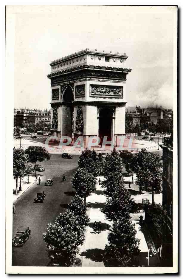 CPM Paris En Flanant L'Arc de Triomphe de L'Etoile