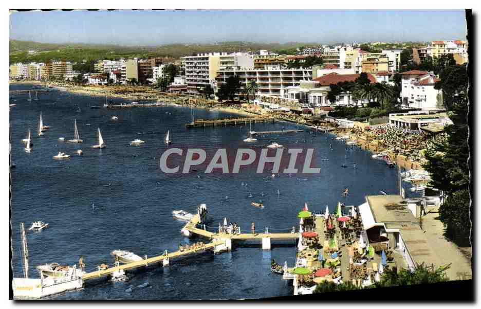 CPM Juan Les Pins Les Plages et la Ville