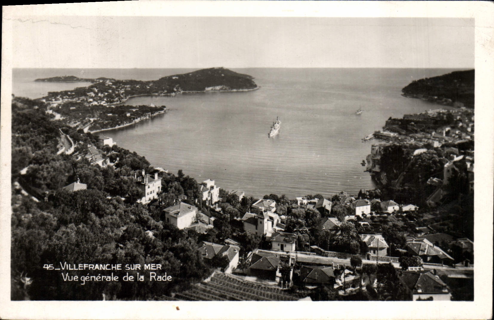 CPM Villefranche Sur Mer Vue Generale de la Rade