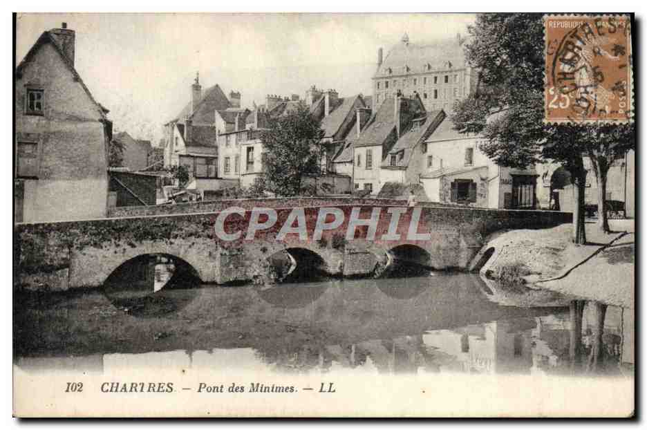 CPA Chartres Pont Des Minimes