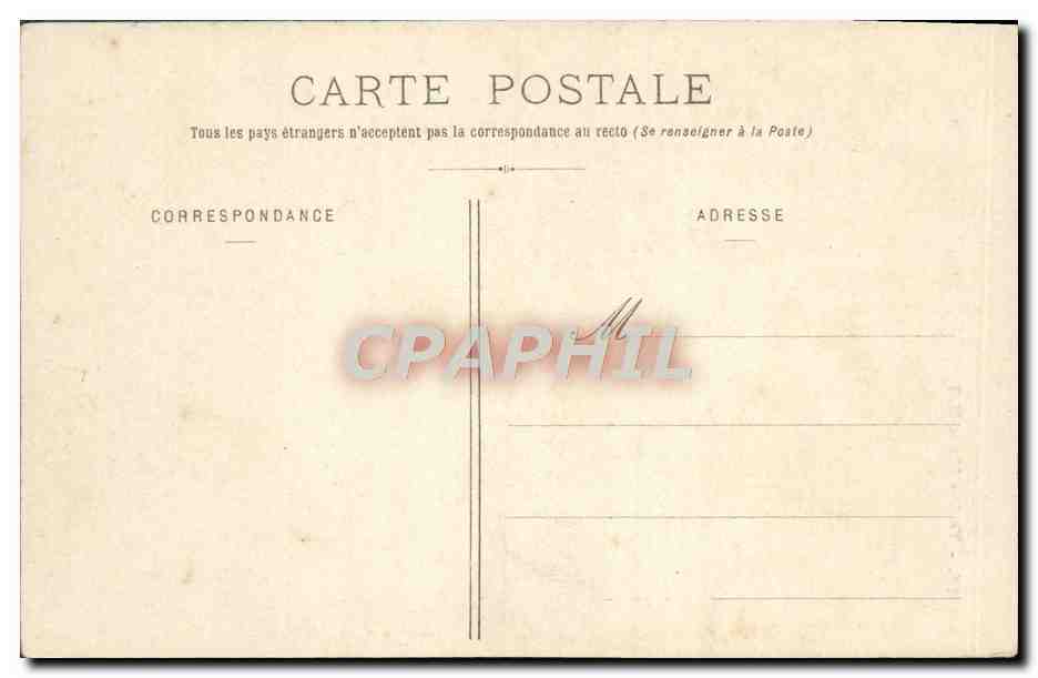 CPA Vichy Theatre Music Hall Arts Decoratifs — Rückseite