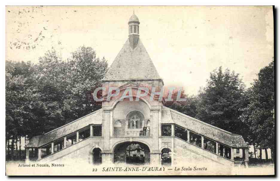 CPA Sainte Anne D'Auray La Scala Sancta