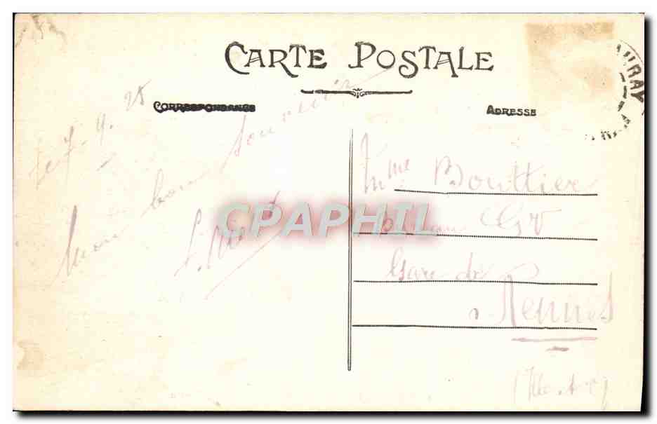 CPA Sainte Anne D'Auray La Scala Sancta — Rückseite