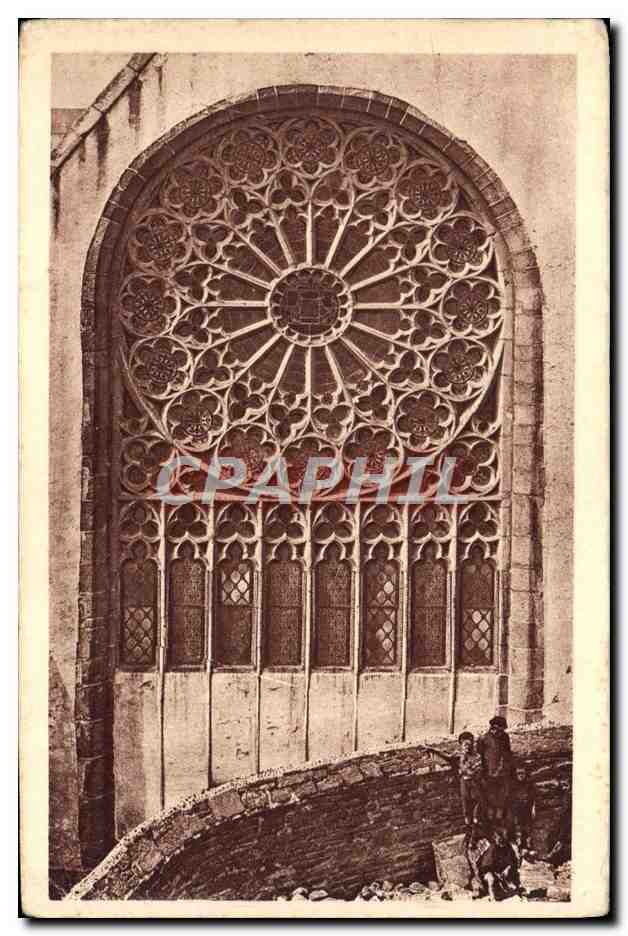 CPA Morlaix Ancienne Eglise Des Jacobins La grande rosace du musee