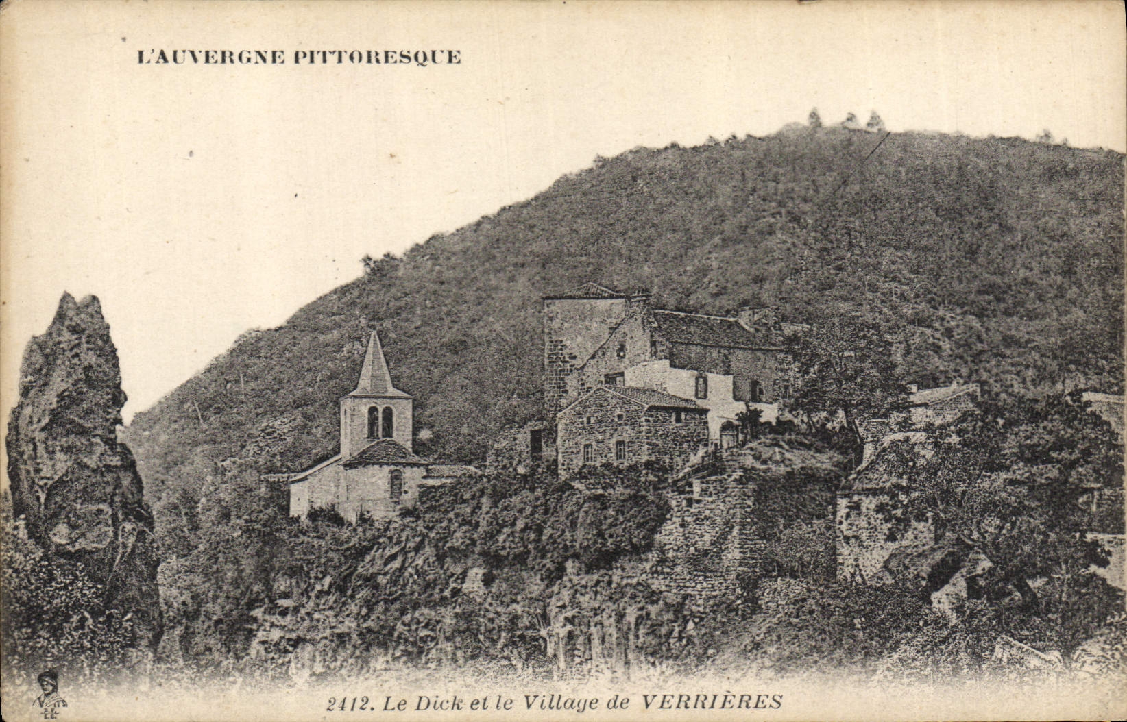 Le Dick et le Village de Verrières — L'Auvergne pittoresque — série 2412