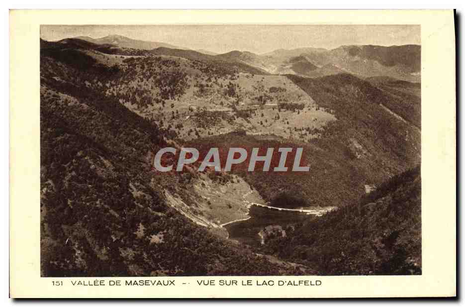 Vallée de Masevaux — Vue sur le lac d'Alfeld — série 151, éditée par Braun & Cie, Dornach