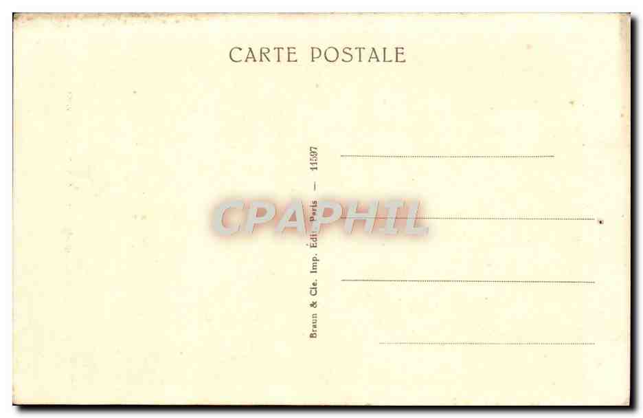 CPA Musee Du Louvre Paris Leonard de Vinci Saint Jean Baptiste — Rückseite