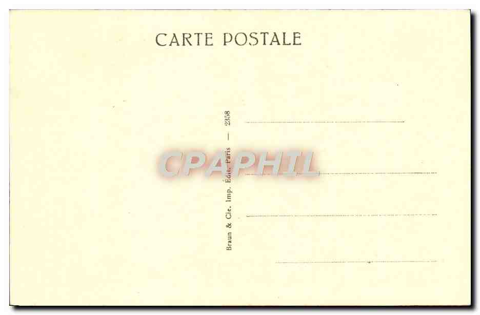 La Pleureuse — J.-J. Henner — Braun & Cie, Imp. Paris — 2358 — Verso