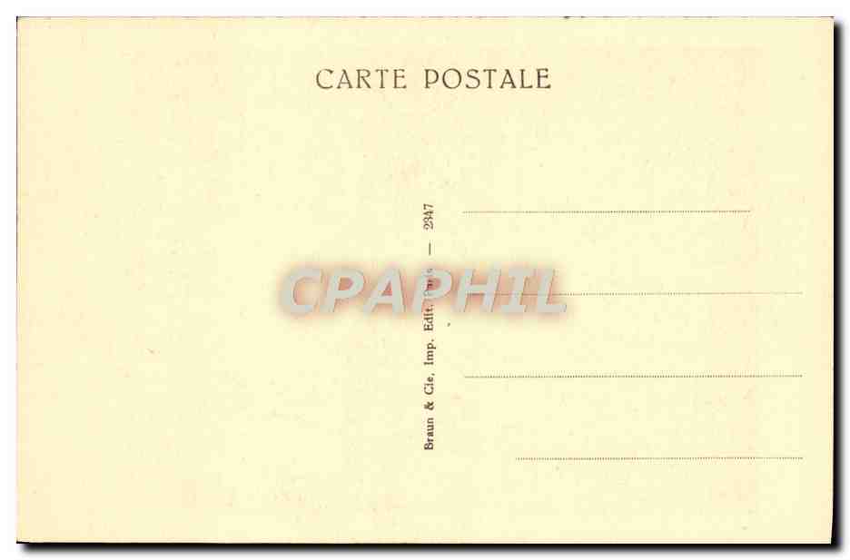 CPA Musee Du Louvre Paris Henner Fabiola — Verso