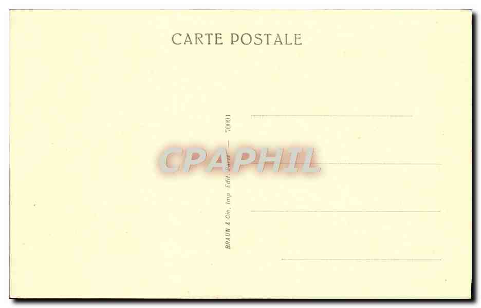 CPA Vienne Leonard de Vinci Tete de Sainte Anne — Verso