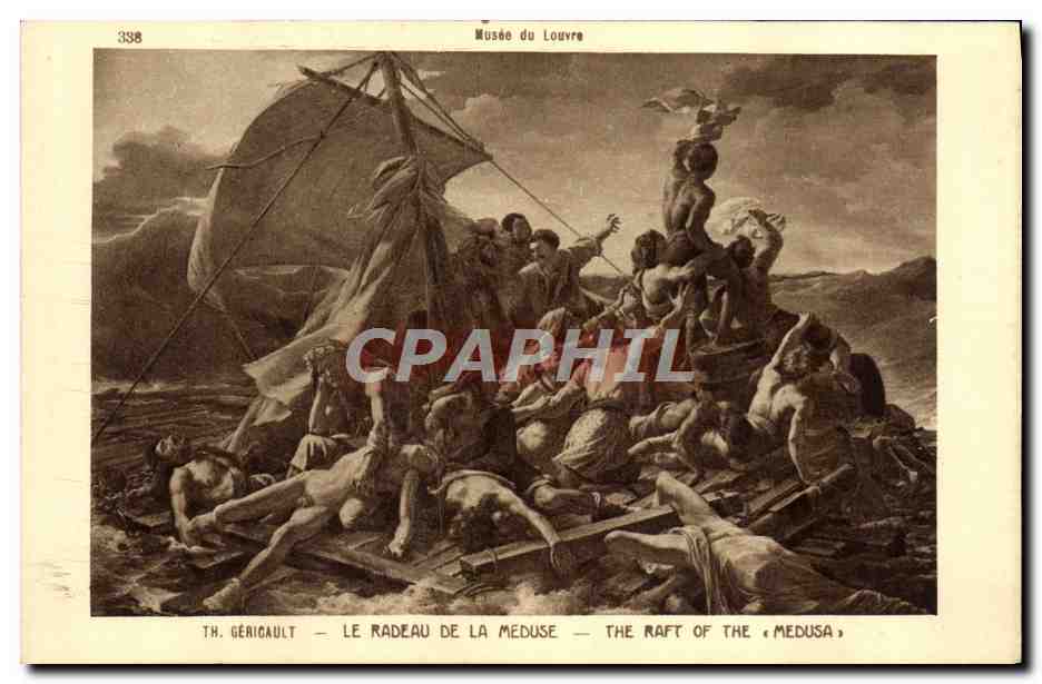 CPA Musee Du Louvre Paris Gericault le radeau de la Meduse
