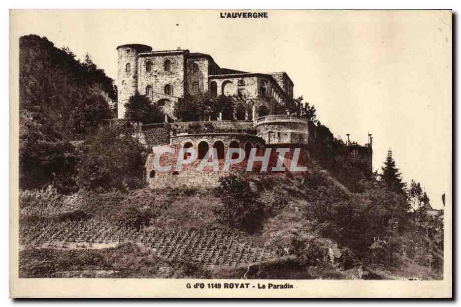 CPA L'Auvergne Royat Le paradis