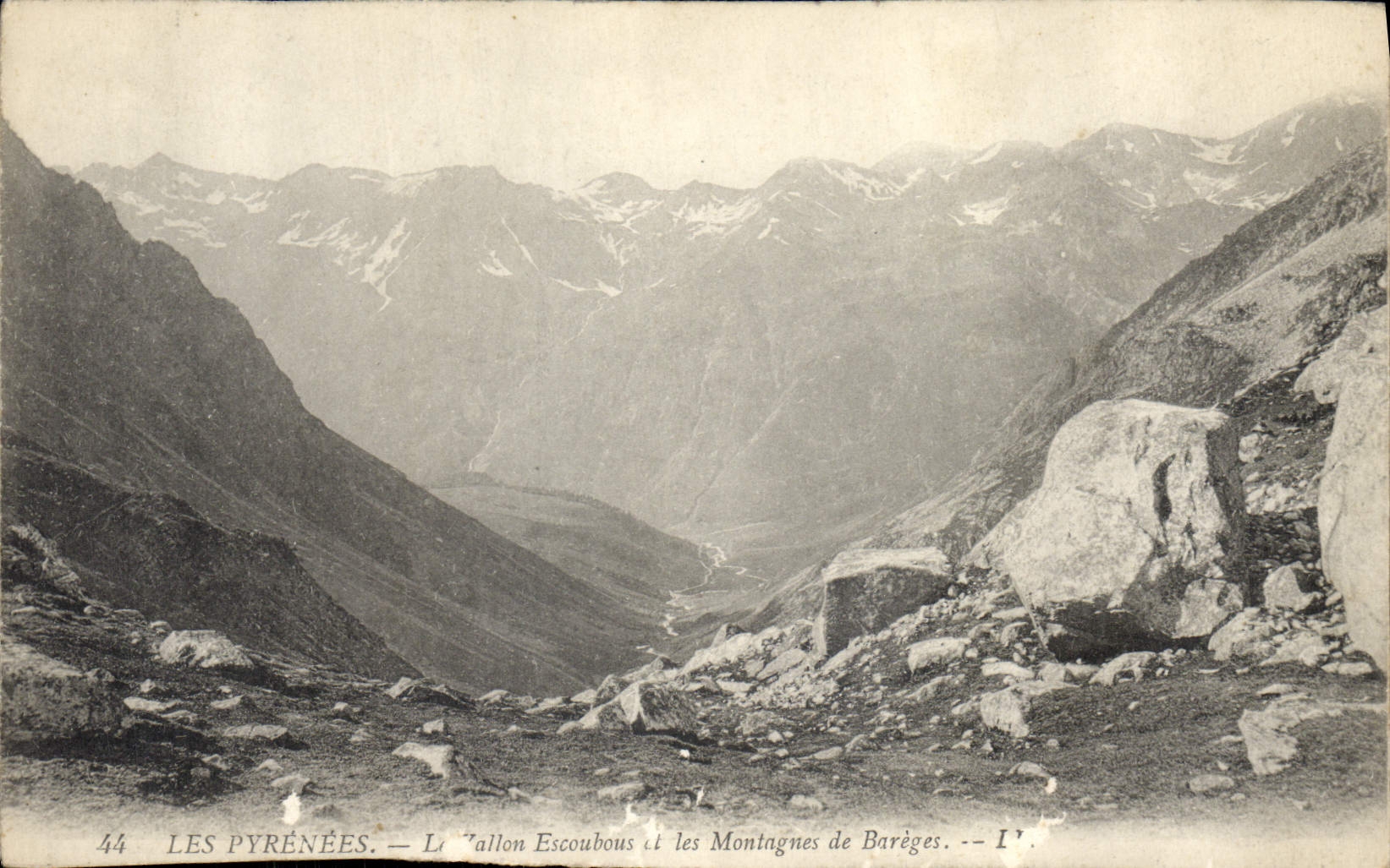 Les Pyrénées — L'allon Escoubous et les Montagnes de Barèges — L'éditeur L' — n°44
