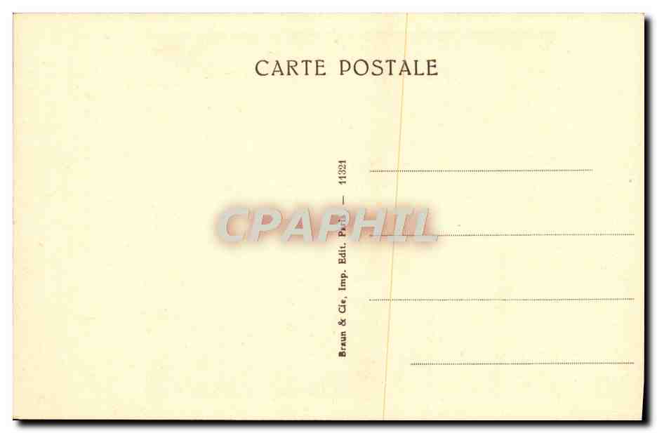 CPA Musee Du Louvre Paris Ghirlandajo La Visitation — Verso