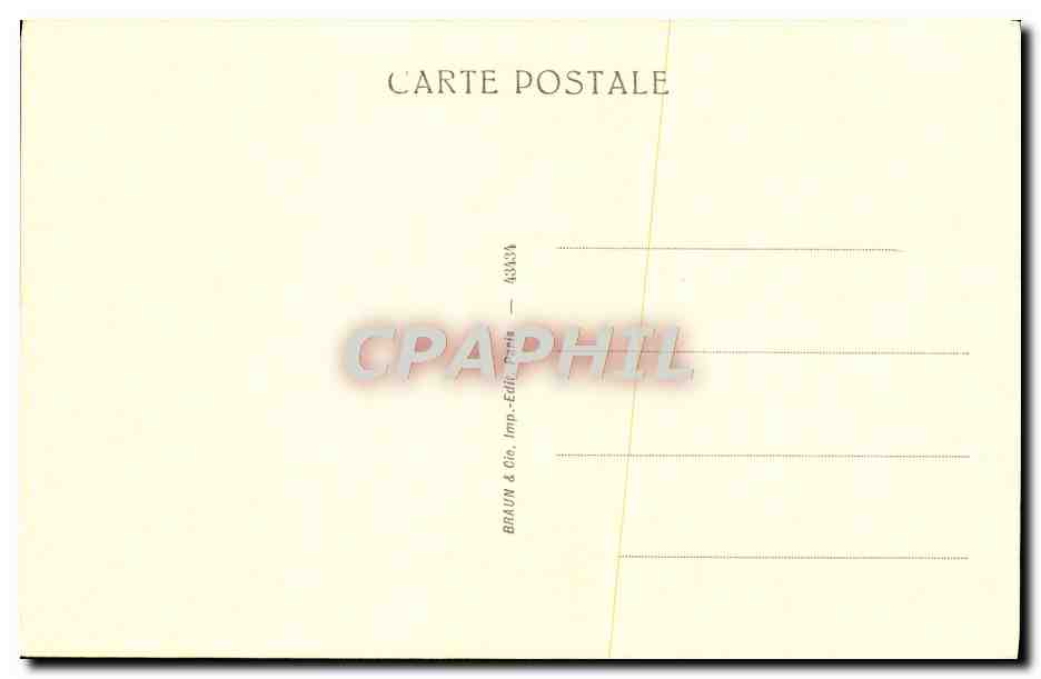 CPA Rome Chapelle Sixtine Michel Ange La Sibylle libyqye — Verso
