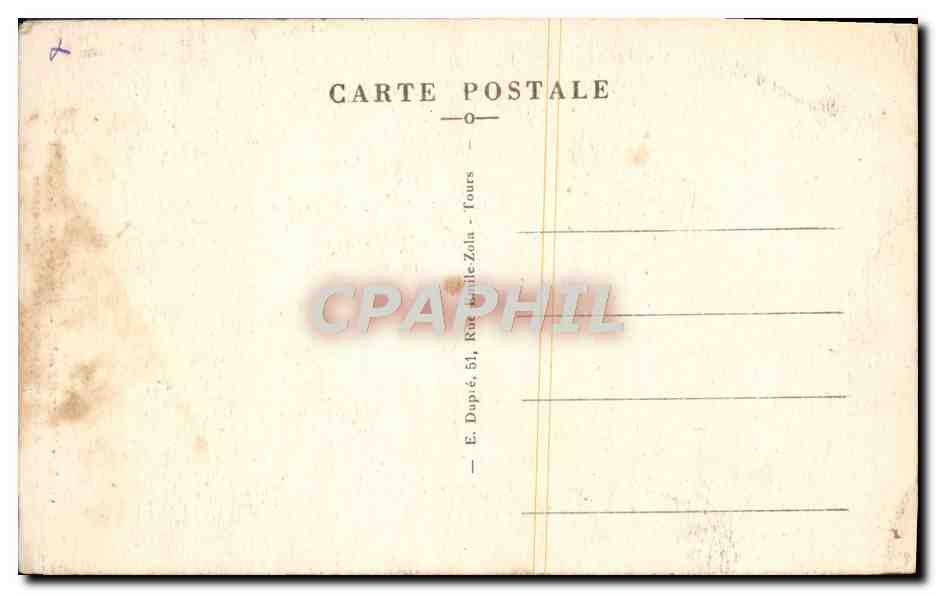 CPA Montresor Une Vue Sur I'Indrois  — Rückseite