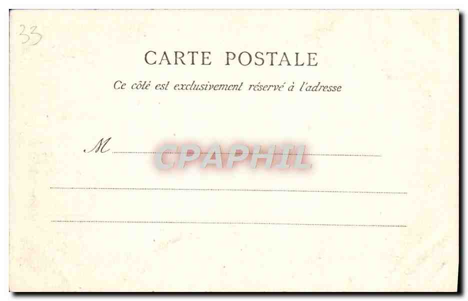 CPA Bordeaux Cathedrale Saint Andre — Verso