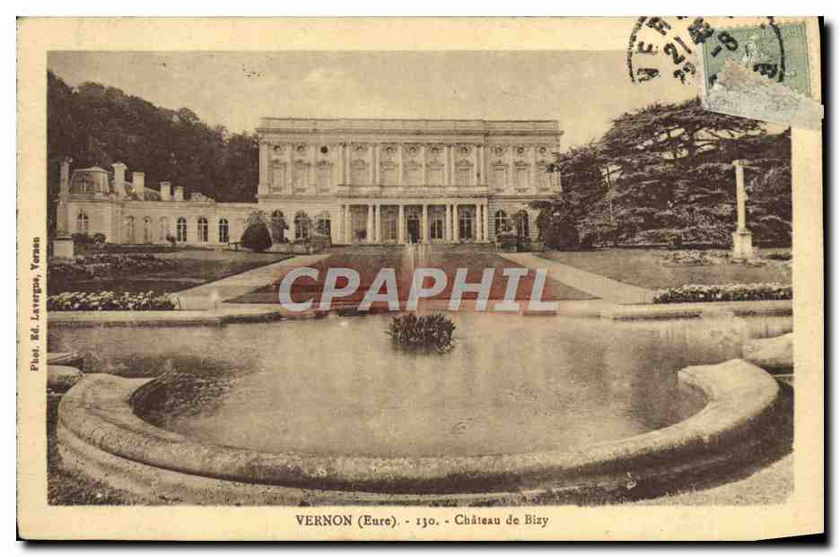 CPA Vernon Chateau de Bizy
