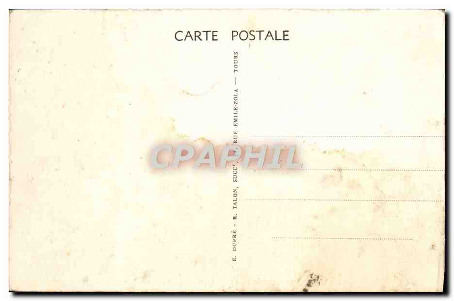 CPA Vendome L'Hotel De Ville Cote Nord — Rückseite