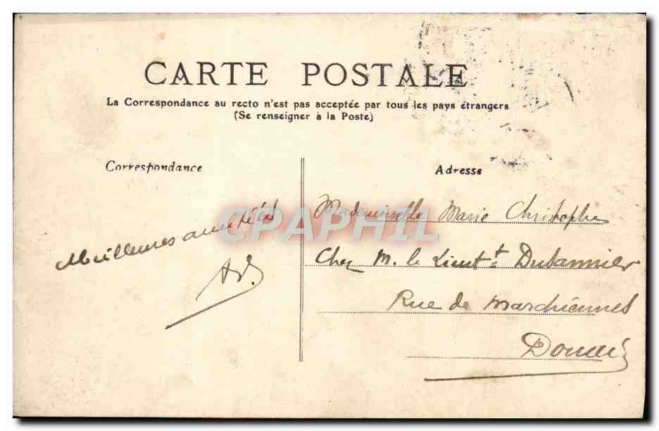 Valenciennes - Das Rathaus (Vorderseite) - E.C. — Rückseite