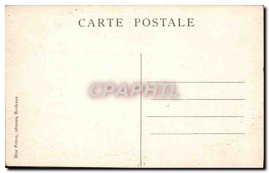 CPA Saint Bertrand De Comminges La Cathedrale — Verso