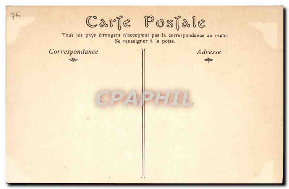 CPA Le Havre La Jetee un jour de Tempete — Rückseite