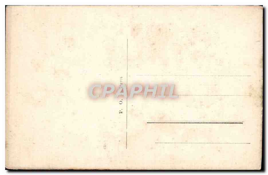 CPA Fantaisie Fleurs Fer a cheval — Back