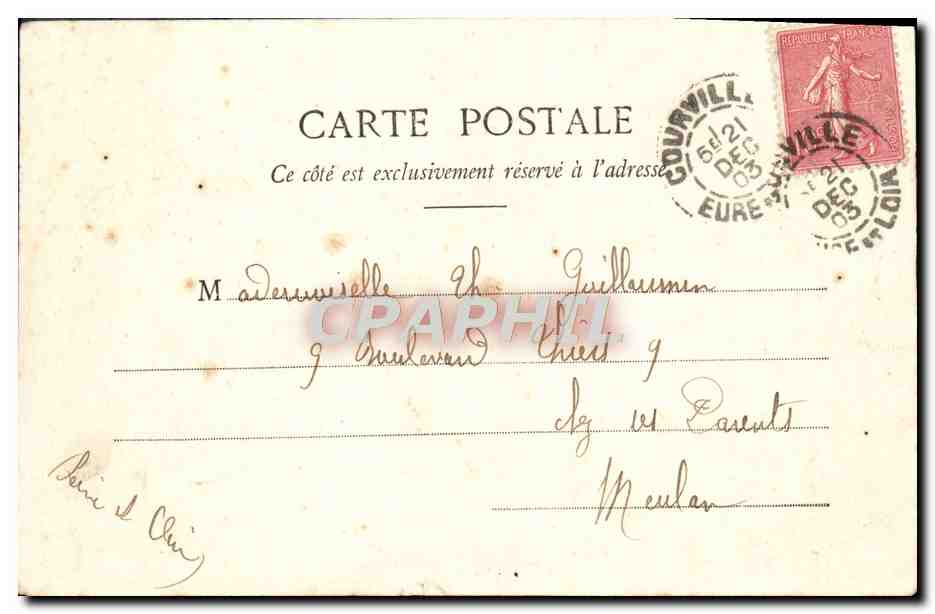 CPA Le Noel de nos Bebes Enfants — Verso