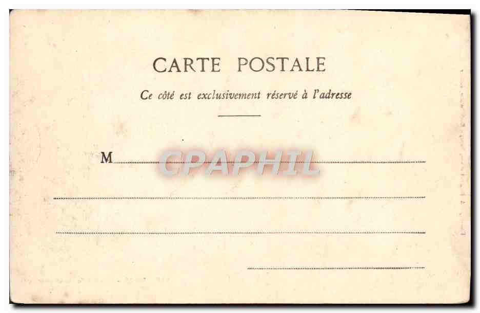 CPA Versailles Hameau de Marie Antoinette La Laiterie — Rückseite