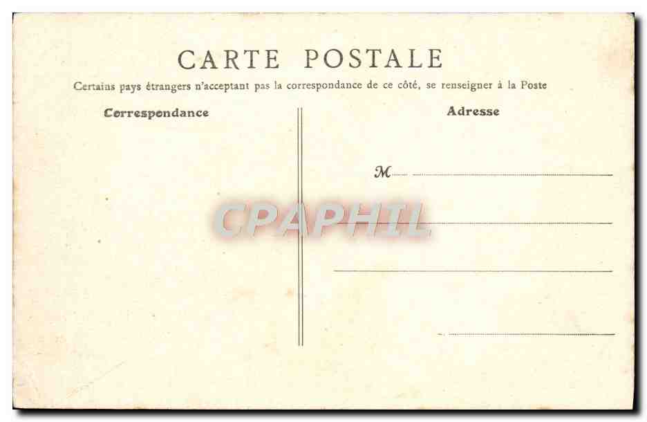 CPA Clermont Ferrand La Fontaine Petrifiante Singe Ours Vache Chevre Ane Mule — Rückseite