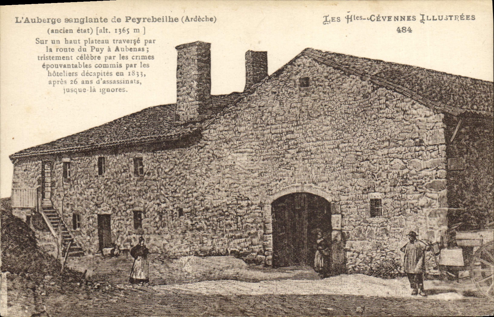 CPA L'Auberge sanglante de Peyrebeilhe