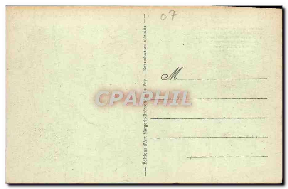 CPA L'Auberge sanglante de Peyrebeilhe — Rückseite