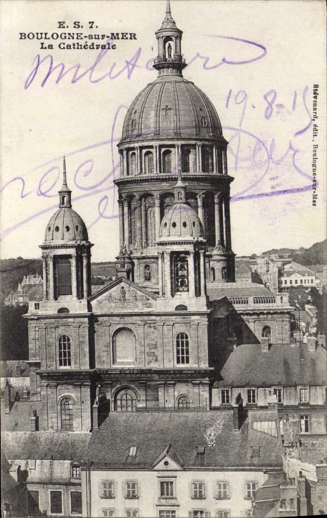 CPA Boulogne Sur Mer La Cathedrale