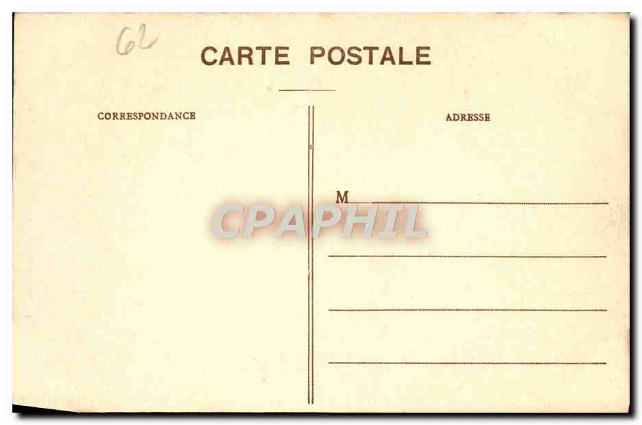 CPA Saint Omer Tour Saint Bertin en 1819 — Rückseite