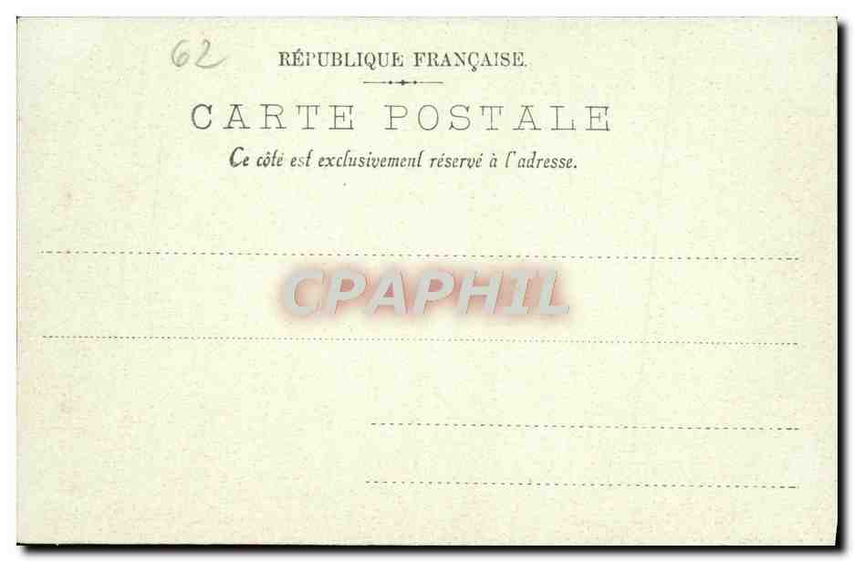 CPA Le Portel Vue Generale — Verso