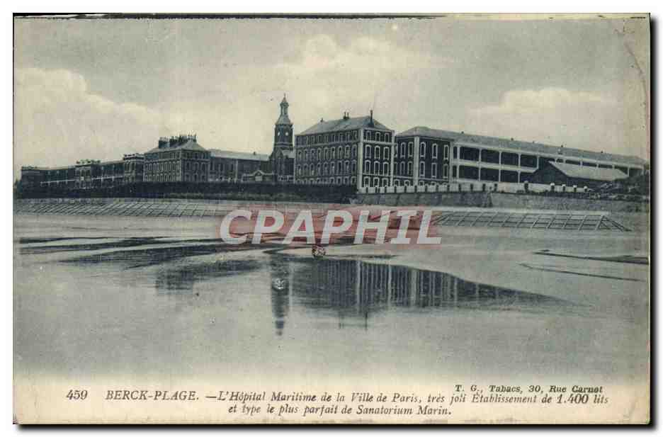 CPA Berck Plage L'Hotel Maritime de la Ville de Paris