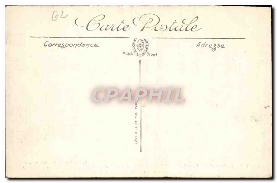 CPA Berck Plage L'Hotel Maritime de la Ville de Paris — Rückseite