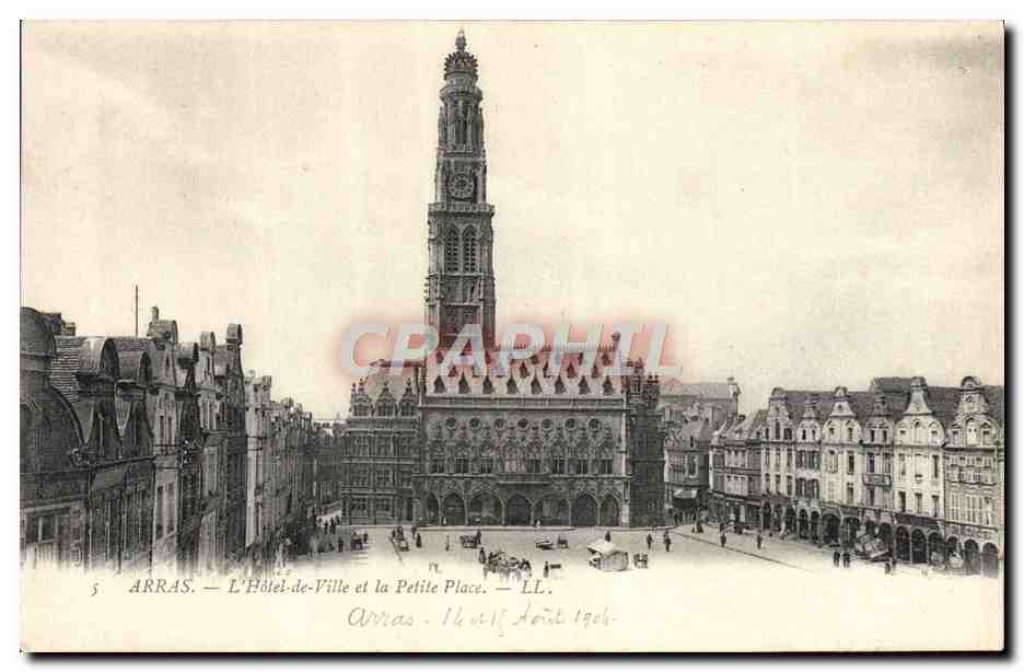 Arras — L'Hôtel-de-Ville et la Petite Place — LL. n°5