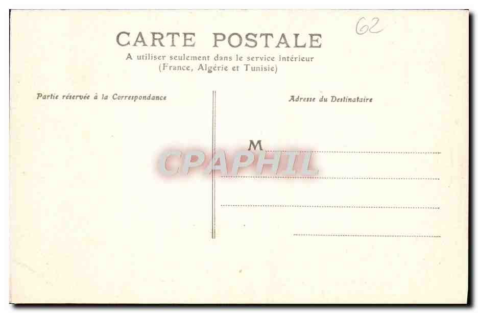 Le Touquet — Avenue du Château — Pas-de-Calais 86 — Rückseite