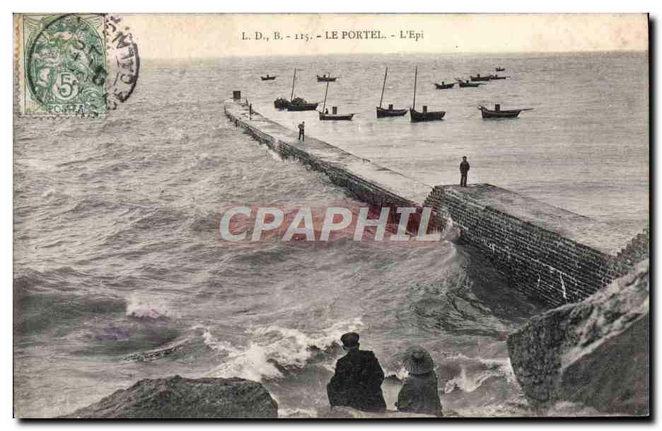 CPA Le Portel L'Epi Bateaux