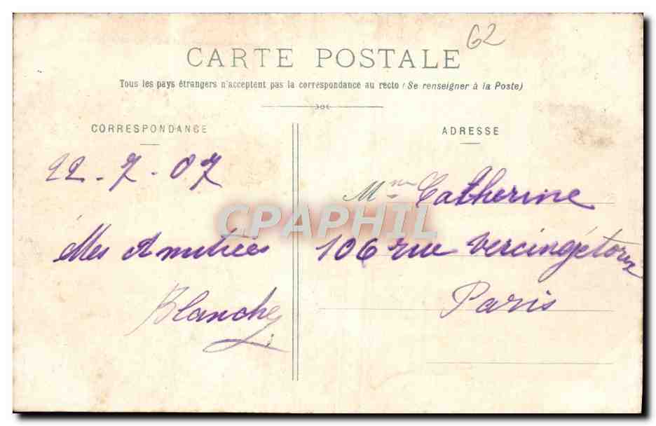 CPA Le Portel L'Epi Bateaux — Verso