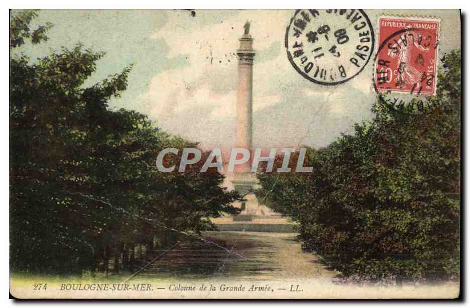 Boulogne-sur-Mer — Säule der Grande Armée — LL. — n° 274