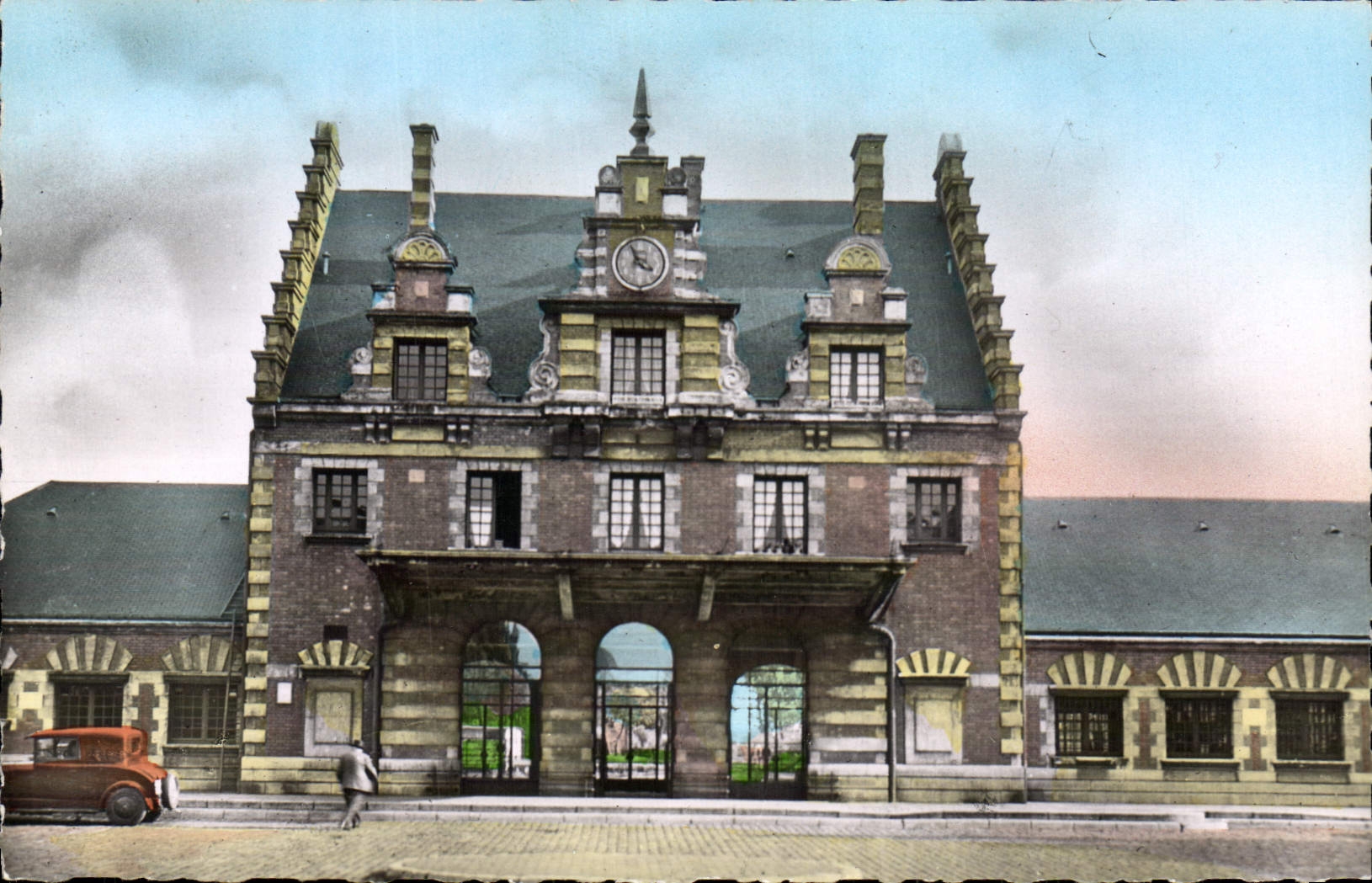 CPM Henin Lietard la Gare Automobile 