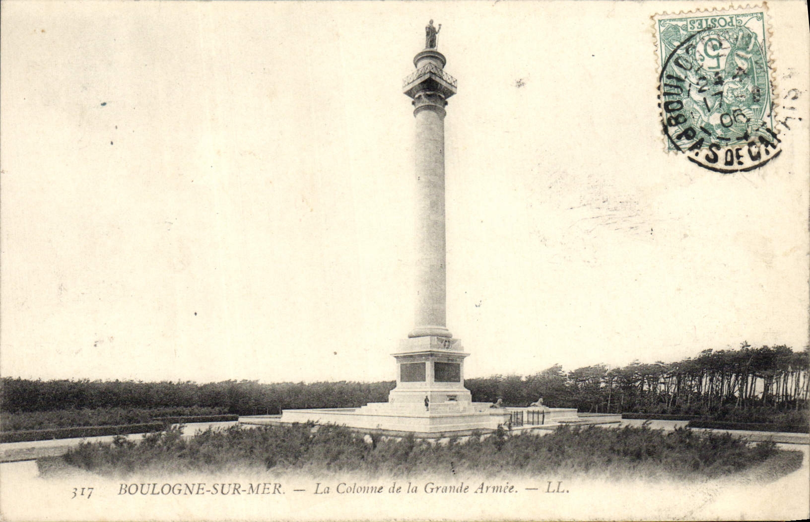 Boulogne-sur-Mer — La Colonne de la Grande Armée — LL. n°317