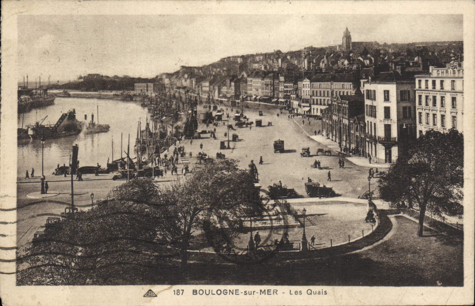 Boulogne-sur-Mer - Les Quais — éditeur ARC, n° 187