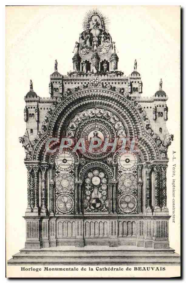 Horloge Monumentale de la Cathédrale de BEAUVAIS — A.L. Verte, Ingénieur-construteur