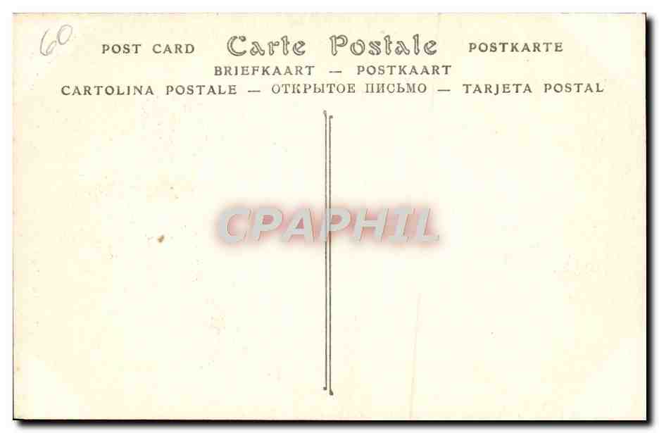 CPA Beauvais La Cathedrale Portail Nord — Verso