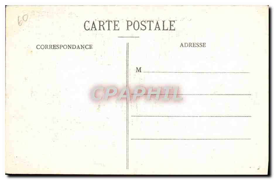 CPA Compiegne Interieur de l'Abbaye Saint Corneille — Rückseite