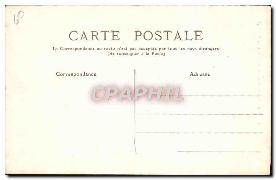 CPA Perpignan Porte Notre Dame du Castillet — Rückseite