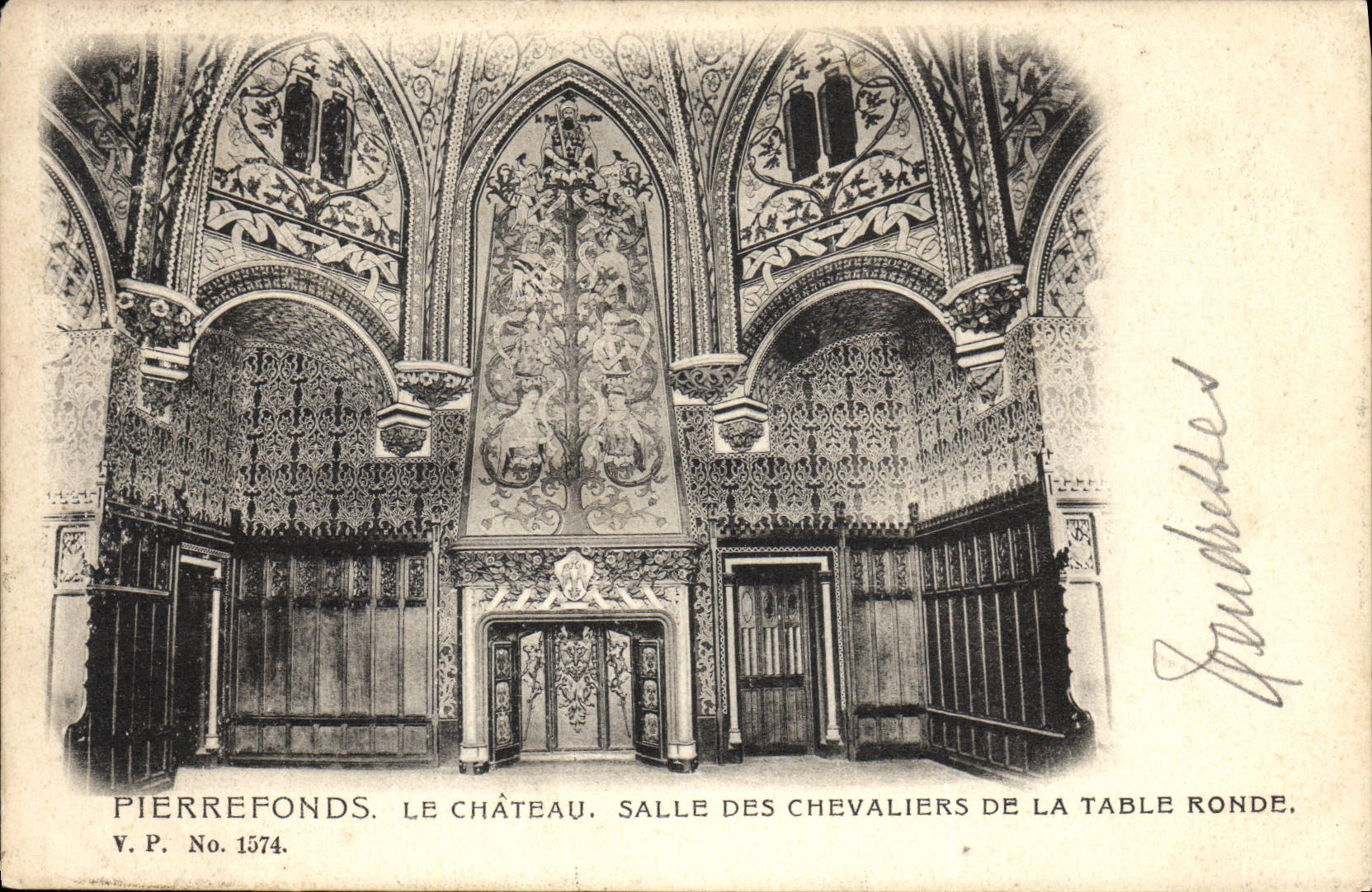 CPA Pierrefonds Le Chateau Salle Des Chevaliers de la Table Ronde